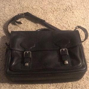 Coach Leather Laptop Bag Satchel